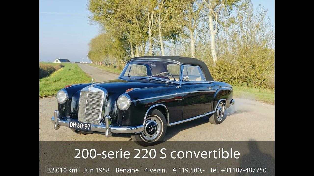 Video-Vorschau von: Mercedes-Benz 220 S Cabriolet (1958)