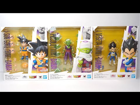 Dragon Ball DAIMA Figure S.H.Figuarts PICCOLO (MINI) | SON GOKU (MINI) | VEGETA (MINI) | BANDAI