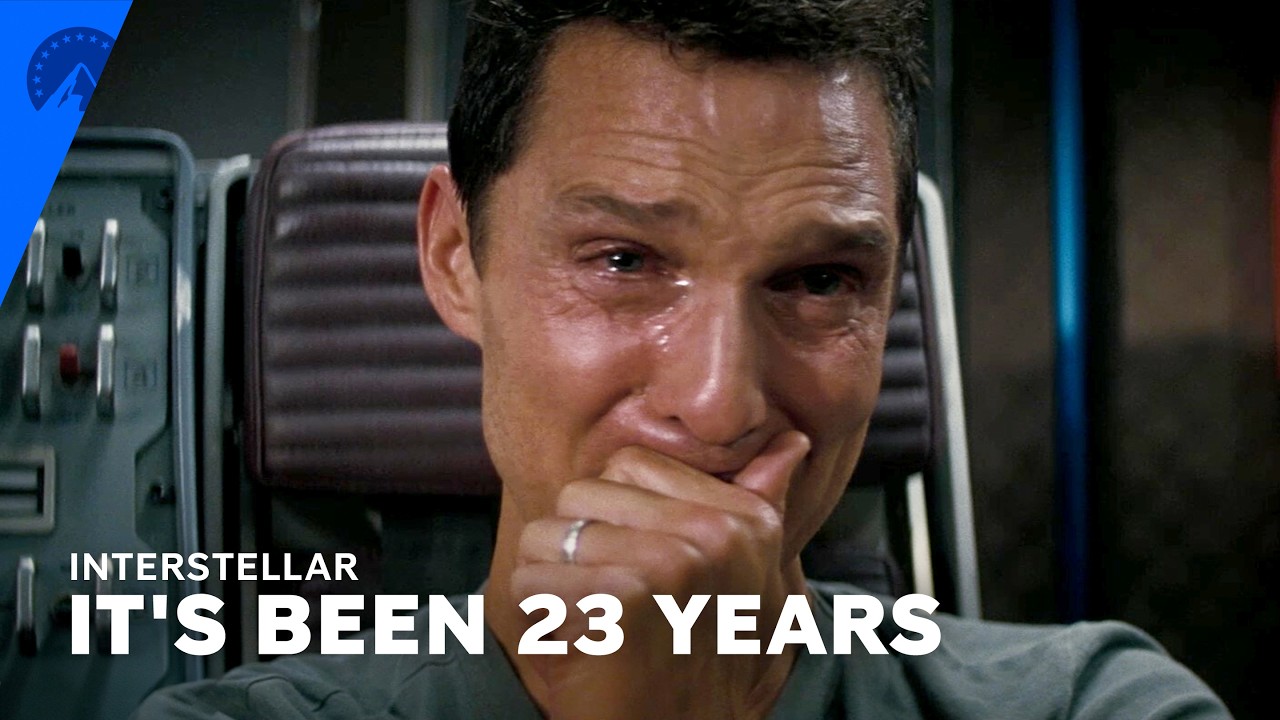 Interstellar | Cooper (Matthew McConaughey) Watches Back All His Messages from 23 years | Paramou…