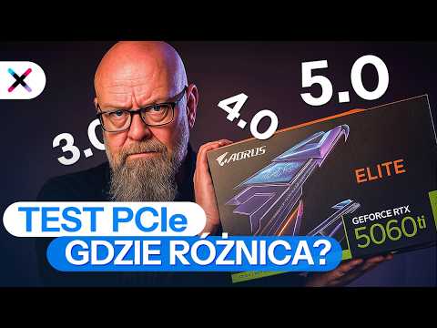 RTX 5060 Ti vs PCIe 3.0, 4.0, 5.0 – Czy slot naprawdę ma znaczenie? ft. @bIackwhiteTV