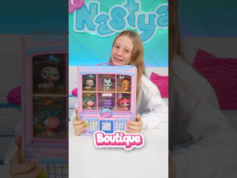 Nastya Opens a Pet Shop! Cute Littlest Pet Shop Animals