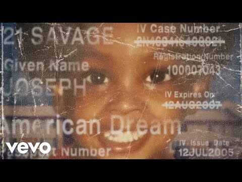 21 Savage - american dream (Official Audio)