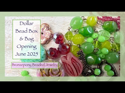 JUNE  2025 Dollar Bead Unboxing  COUPON CODE bbj2