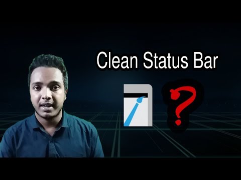 how to use Clean Status Bar || Notification Panel Customize || Android School Bangla