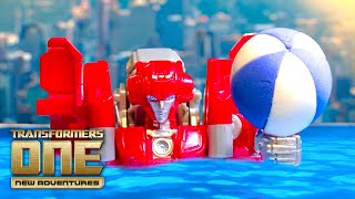 Pool Party with Elita-1 |  Transformers One: New Adventures | EP10 | Animation