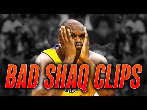 Shaquille O'Neal Lowlight Reel | Bad Shaq Clips