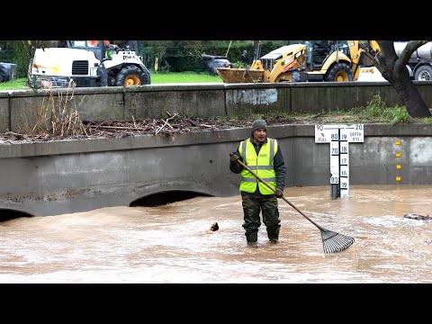 Road to Rescue Storm Drain Cleaning in Heavy Flood