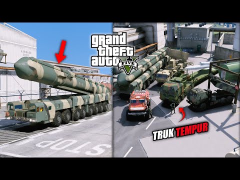 GOKIL !! Aku Koleksi Semua Mobil TRUK MILITER LANGKA Yang Paling BERBAHAYA Di GTA 5 MOD