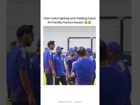 Kuldeep Yadav Jadeja Arshdeep Singh Siraj got angry on Fielding Coach #short #viral #indvseng