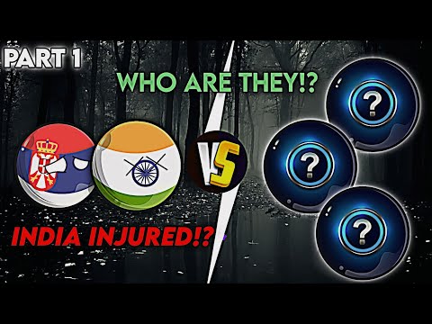 Serbian Dancing Lady but its Country Balls 😂 [Part 1] || India Injured !? 😱 #countryballs