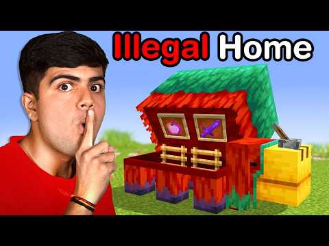 13 Illegal Houses in Minecraft!