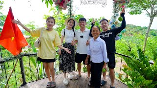 Hưng Vlog | Lần Đầu Đưa Bà Tân Vlog Trải Nghiệm Homestay 5 Sao Giữa Vườn Vải Thiều