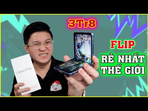Màn Hình Gập Rẻ Nhất Thế Giới - ZTE Libero Flip chỉ 3tr8 trên SHOPEE