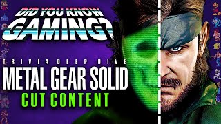 New video highlights all the cut content from the Metal Gear Solid series