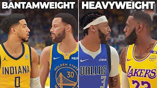 NBA, But There's Weight Classes