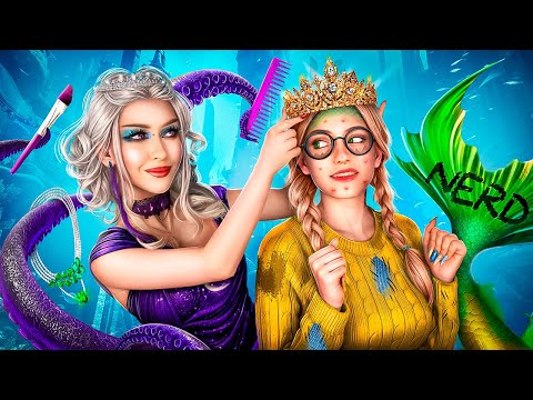 Nerd Glow Up in Popular Mermaid!