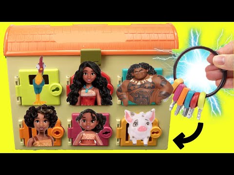 Moana 2 Movie Surprise Doors with Keys + DIY Crafts for Kids