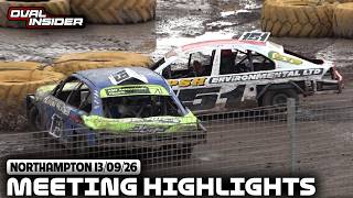 National Saloon Stock Cars - Heats Highlights (Northampton - 13/09/26)