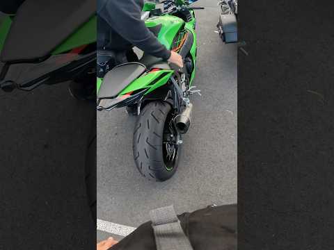 How to break a motorcycle kickstand lol..