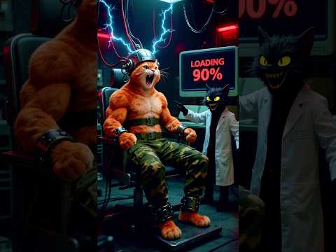 القط الشرير ربط القط مياو عشان يمسحله ذكرياته ويسيطر عليه💥… بس اللي حصل هيصدمك! 😱🐾 #shorts #cat #ai