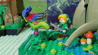 Lego Legend of Zelda: Link going to The Great Deku Tree