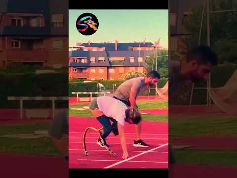 She wins even without having legs #running #shortvideo