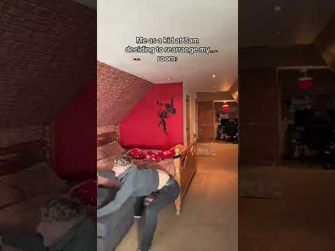 ME AS A KID REARRANGING MY ROOM AT 3AM #funny #comedy #shorts #viral
