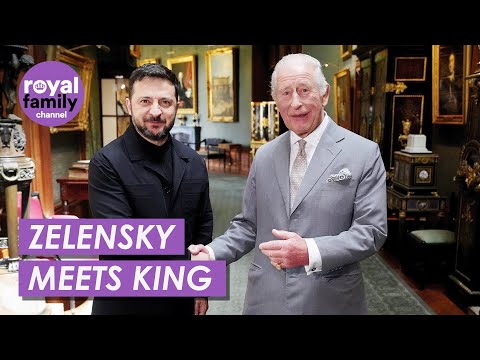 King Charles hosts Volodymyr Zelensky at Windsor Castle