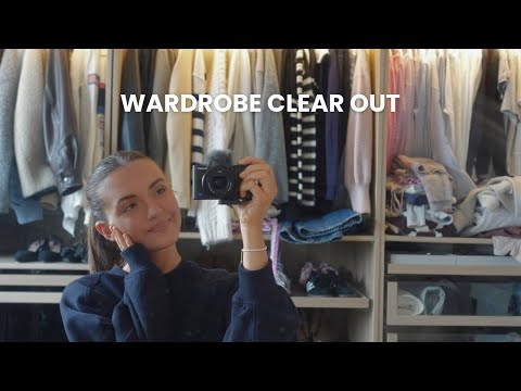 declutter my wardrobe with me!!!