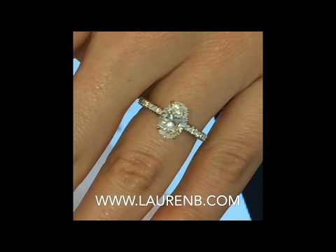 1.69 Ct Oval Diamond Engagement ring