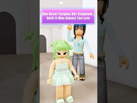 She Never Forgave Her Stepmom… Until It Was Almost! #robloxshorts #berryave #roblox