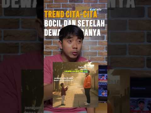 Trend cita-cita bocil dan setelah dewasanya #shorts #trend