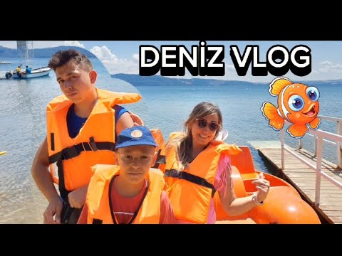 DENİZ VLOG !! DENİZ BİSİKLETİYLE YARIŞ YAPTIK !!