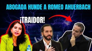 Abogada Bethy Arana hunde a Romeo Ahuerbach con delicada revelacion!