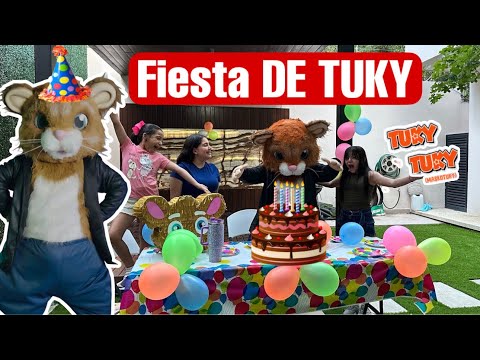 FIESTA DE CUMPLEAÑOS A NUESTRA MASCOTA TUKY TUKY/ Hermanitas Cárdenas