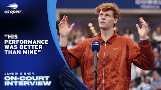 Jannik Sinner On-Court Interview | 2025 US Open Final