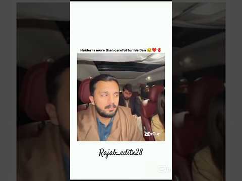 Haider is very v. carefully for his Jan Rajab Bhai❤️#hairab #caring #rajabfamily #trending #ytshorts