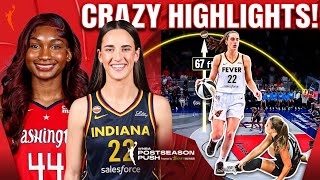 Caitlin Clark DOES IT AGAIN! 😱 | Indiana Fever vs. Mystics Highlights