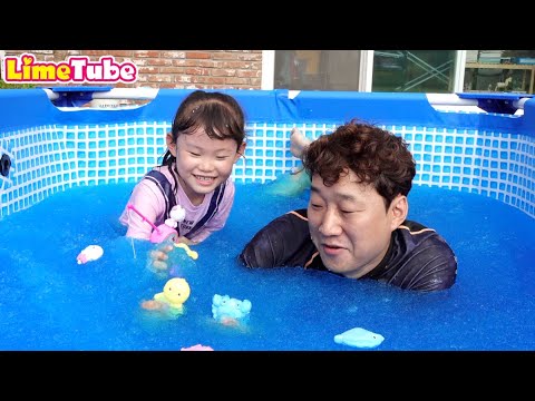 라임의 신나는 여름 젤리베프 수영장 가족여행 어린이 체험 모음  LimeTube