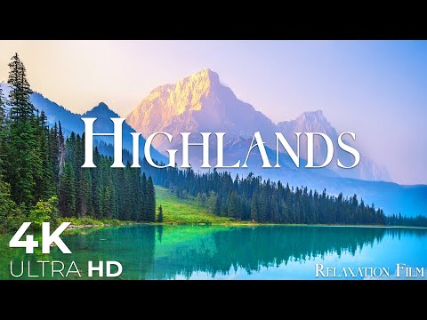 Highlands 4K • Soothing Horizons with Peaceful Music | Relaxation Film