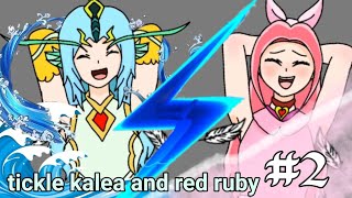 Tickle kalea and red ruby #2 // tickle animation 😂🪶🪶🪶