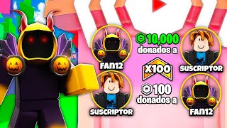 DONE UN X100 DE LOS ROBUX QUE ME DONABAN EN PLS DONATE