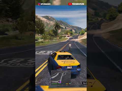 TAKSİYE YASAK BÖLGEYE GİTMESİNİ SÖYLEDİM ÇOK GARİP !🚖😳#SHORTS #gtavshorts #gta5shorts