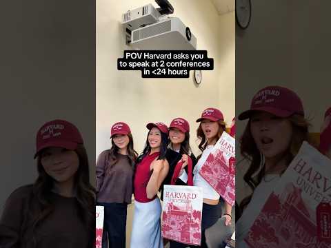 POV Harvard asks you to speak at 2 conferences in less than 24 hours