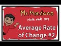 Understanding Average Rate of Change