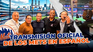 ¡Estuve en la transmisión oficial de los Mets en español!