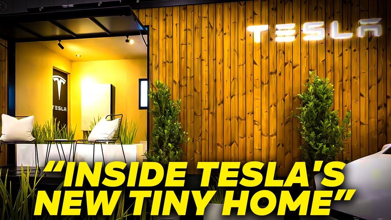 Inside Tesla’s New Tiny Home For Sustainable Living!