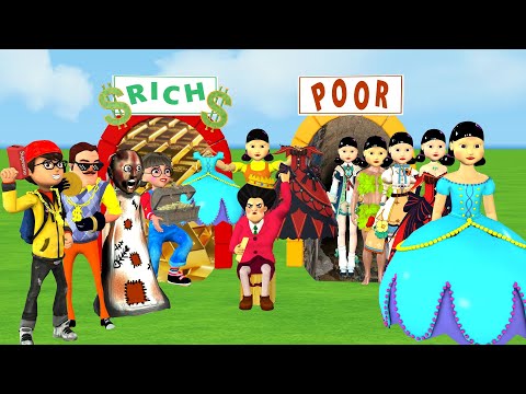 Scary Teacher 3D vs Squid Game Rich & Poor 5 Times Challenge Does Miss T VS Nick Deserve To Win?