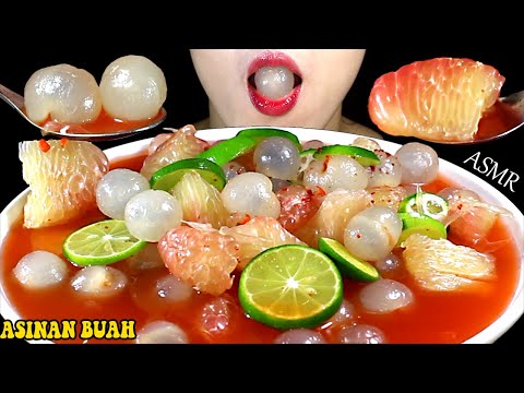 ASMR (ASINAN JERUK BALI, KELENGKENG, LEMON) Pickled Super Spicy Grapefruit, Longan, Lemon.