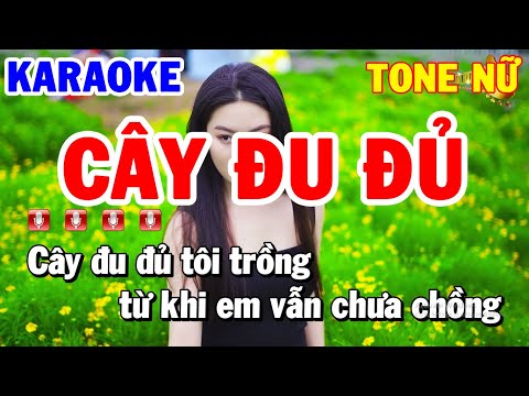 Karaoke Nhạc Sống Cây Đu Đủ | Tone Nữ Beat Hay Nhất Năm 2021| Thanh Hải